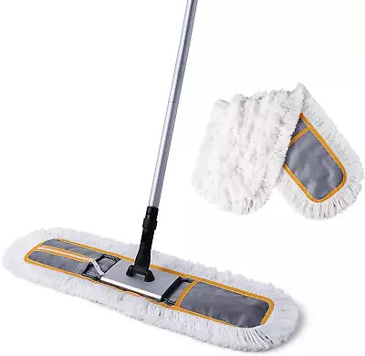 24" Commercial Dust Mop: Effortless Floor Cleaning for Homes and Businesses!